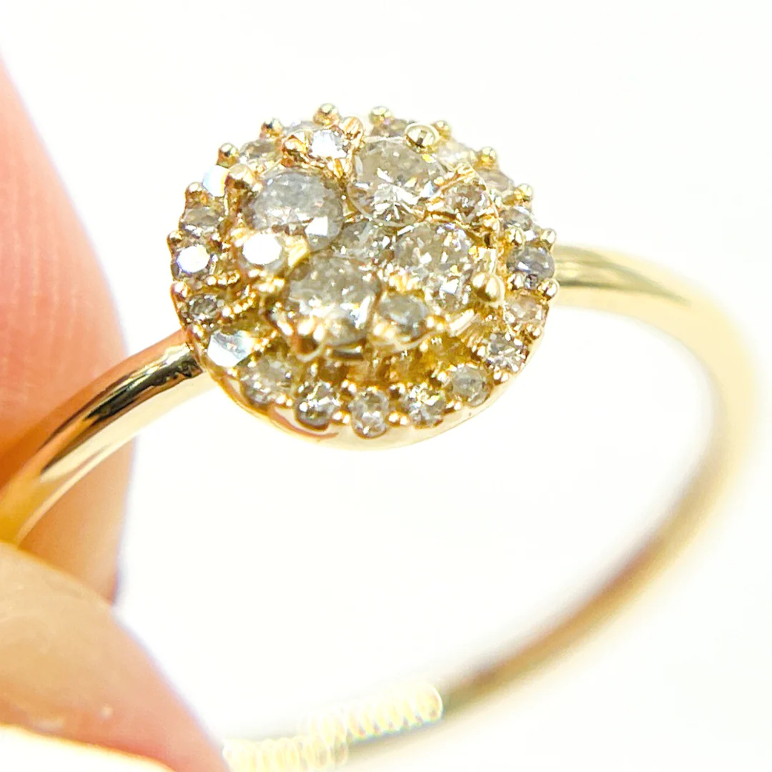 RFD16833. 14K Solid Gold Diamond Ring - Image 2