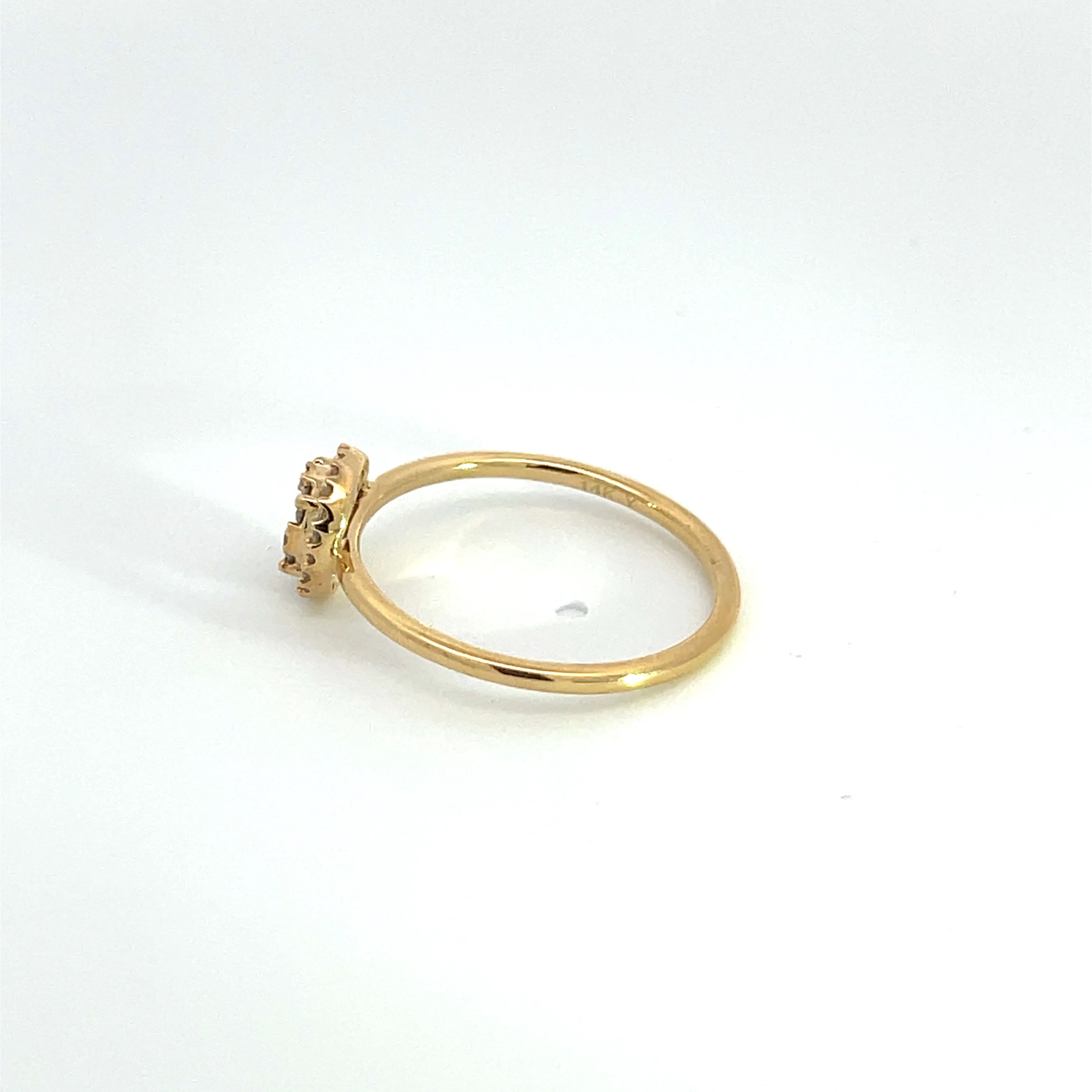 RFE17197. 14K Solid Gold Diamond Ring - Image 5