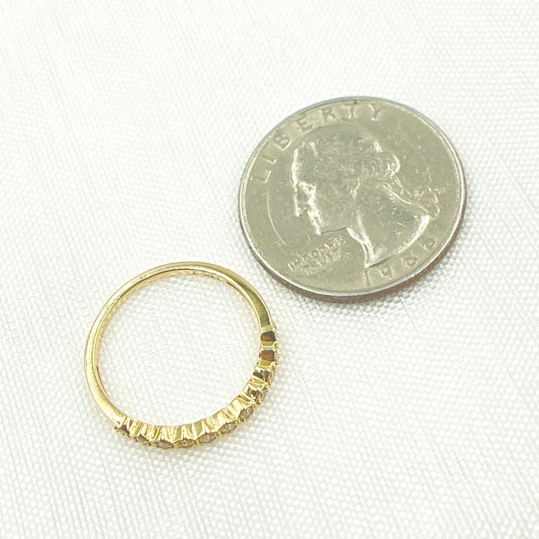 RAC00179. 14K Solid Gold Diamond Ring - Image 5