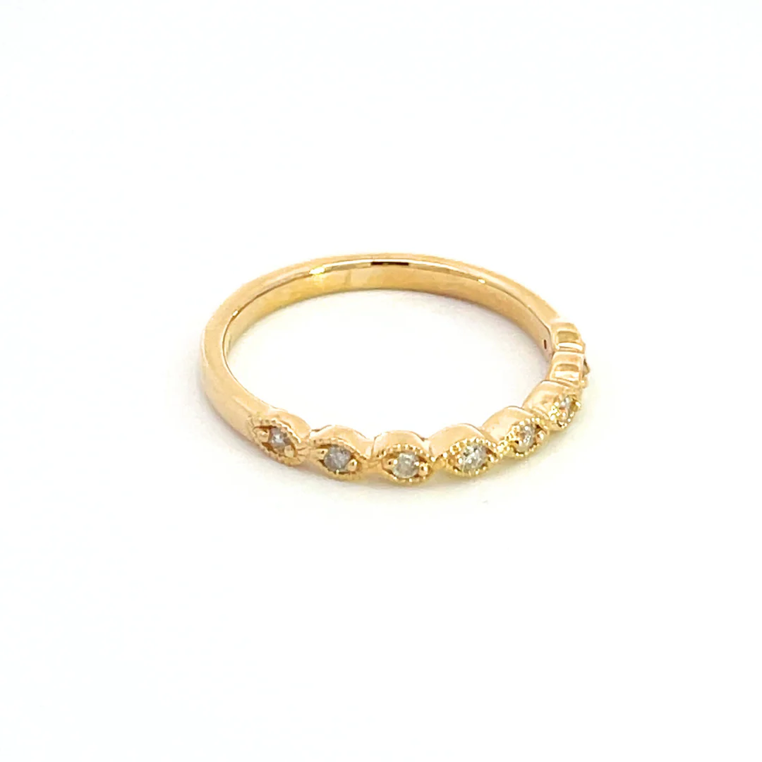 RAB01222. 14k Solid Gold Diamond Ring - Image 2