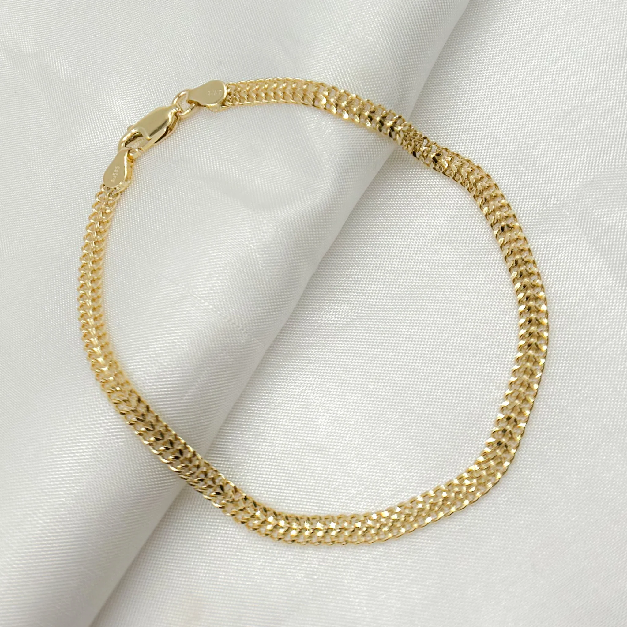 050HARWA1L136Bracelet. 14K Solid Gold Bismark Bracelet - Image 2