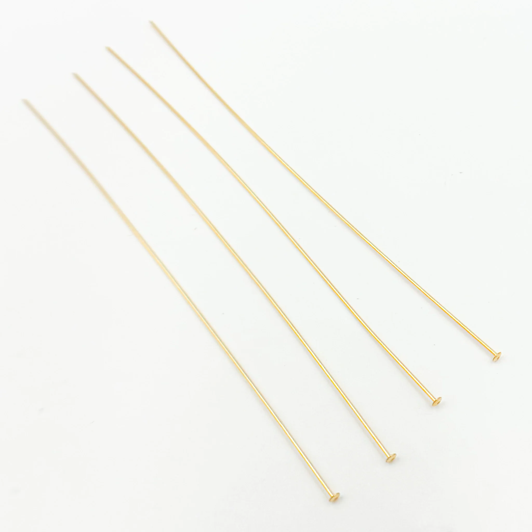 720C3.00. 24 Gauge Gold-filled Flat 3 Inch Headpin - Image 2