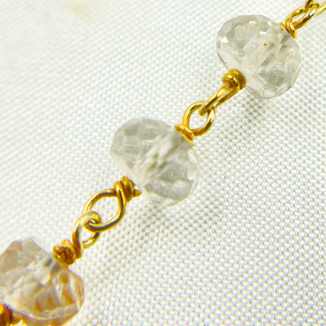 Imperial Topaz Gold Plated Wire Chain. TOP6 - Image 3