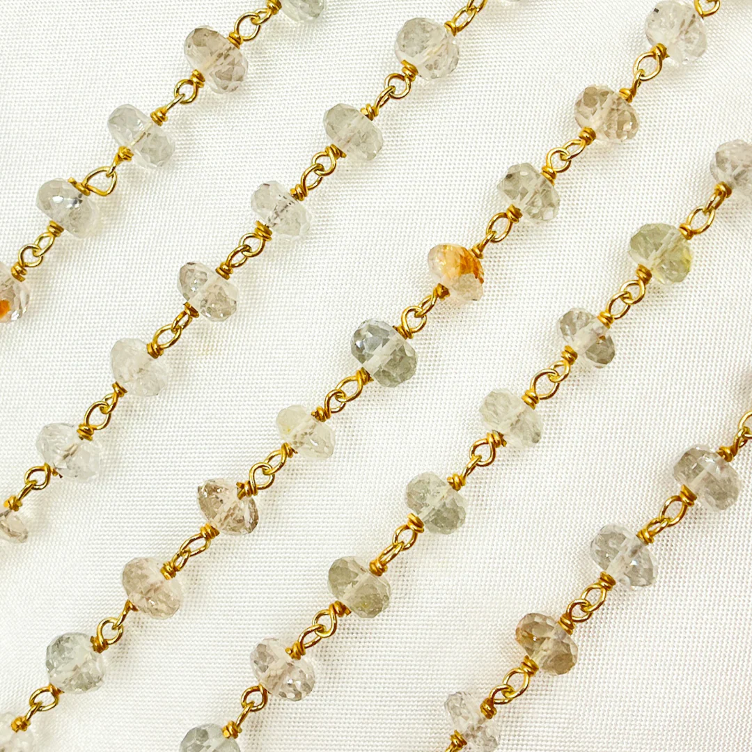 Imperial Topaz Gold Plated Wire Chain. TOP6 - Image 4