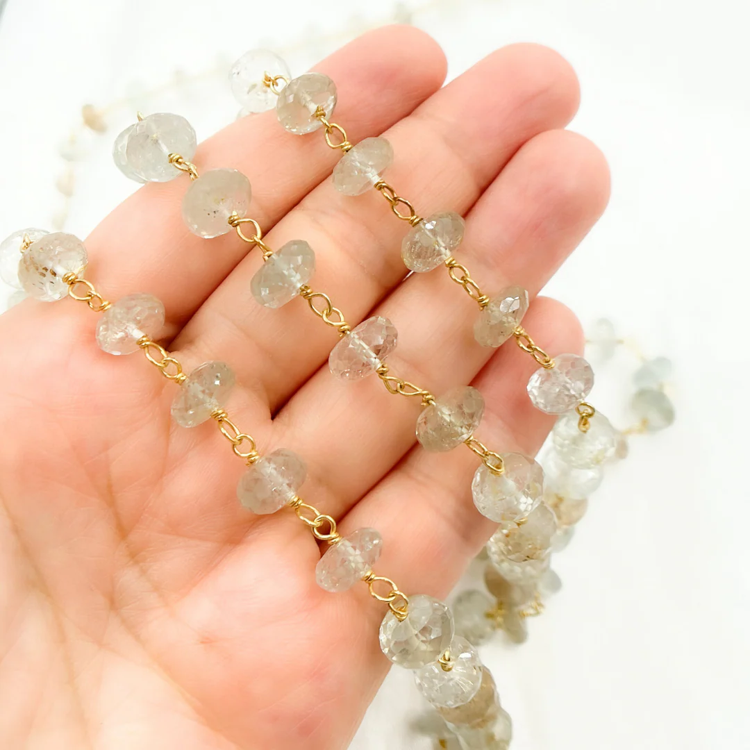 Imperial Topaz Gold Plated Wire Chain. TOP9 - Image 4