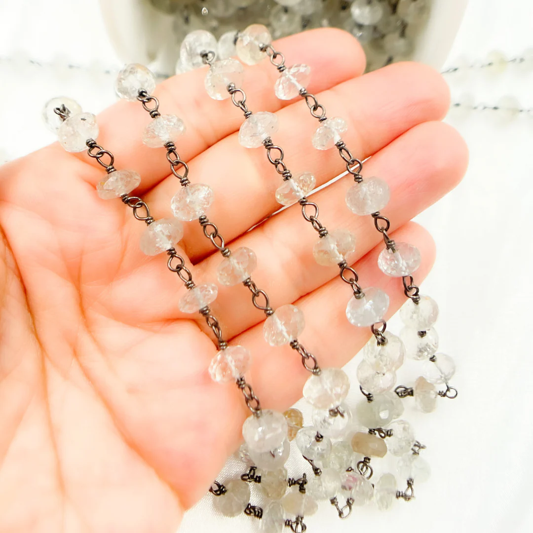 Imperial Topaz Oxidized Wire Chain. TOP8 - Image 3