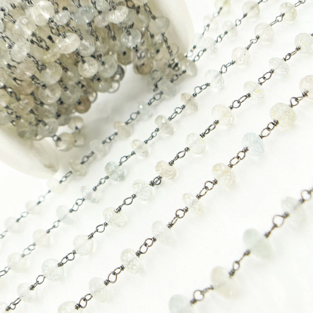 Imperial Topaz Oxidized Wire Chain. TOP8 - Image 5