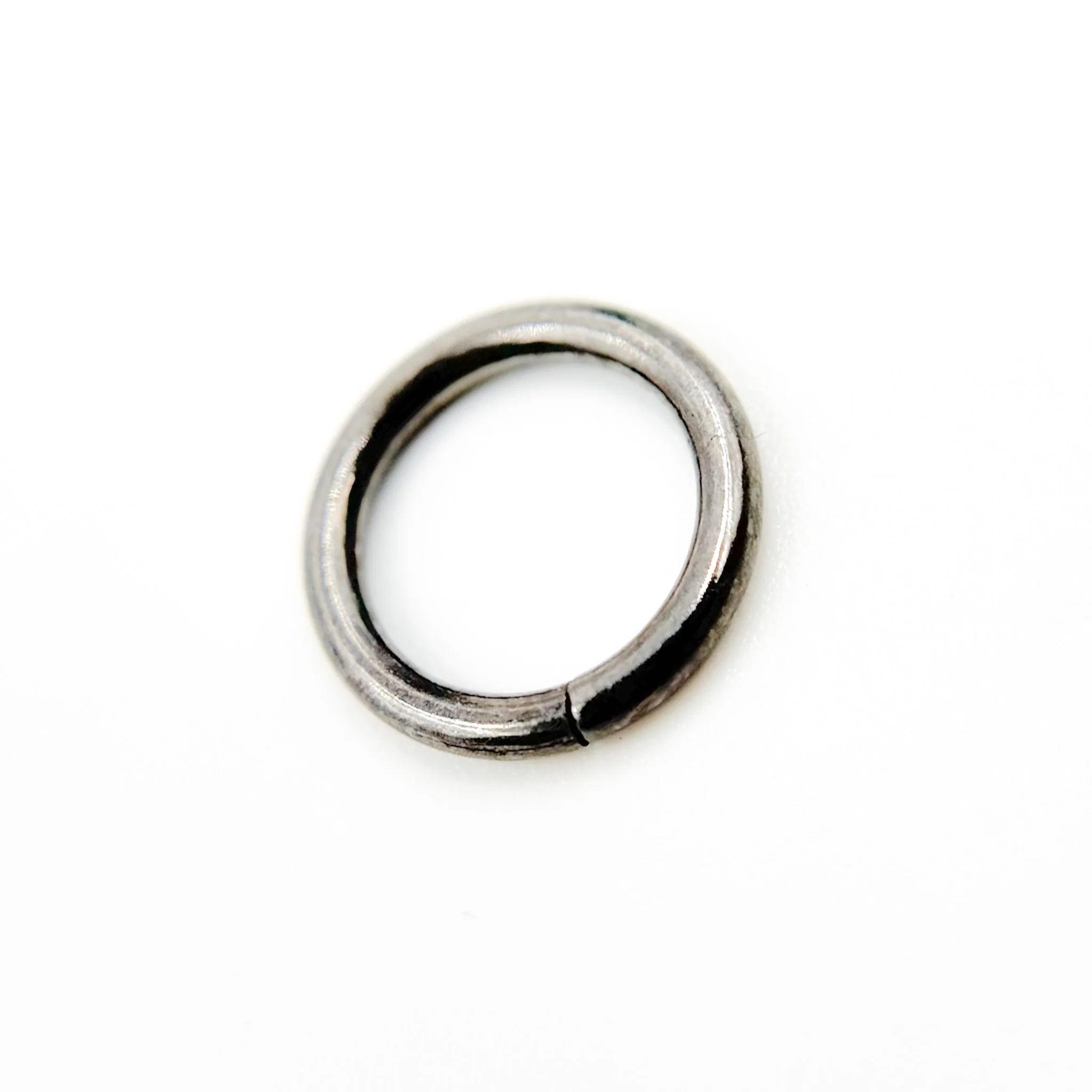 JRBR8MM. 8MM 20Gauge Black Rhodium Open Jump Ring