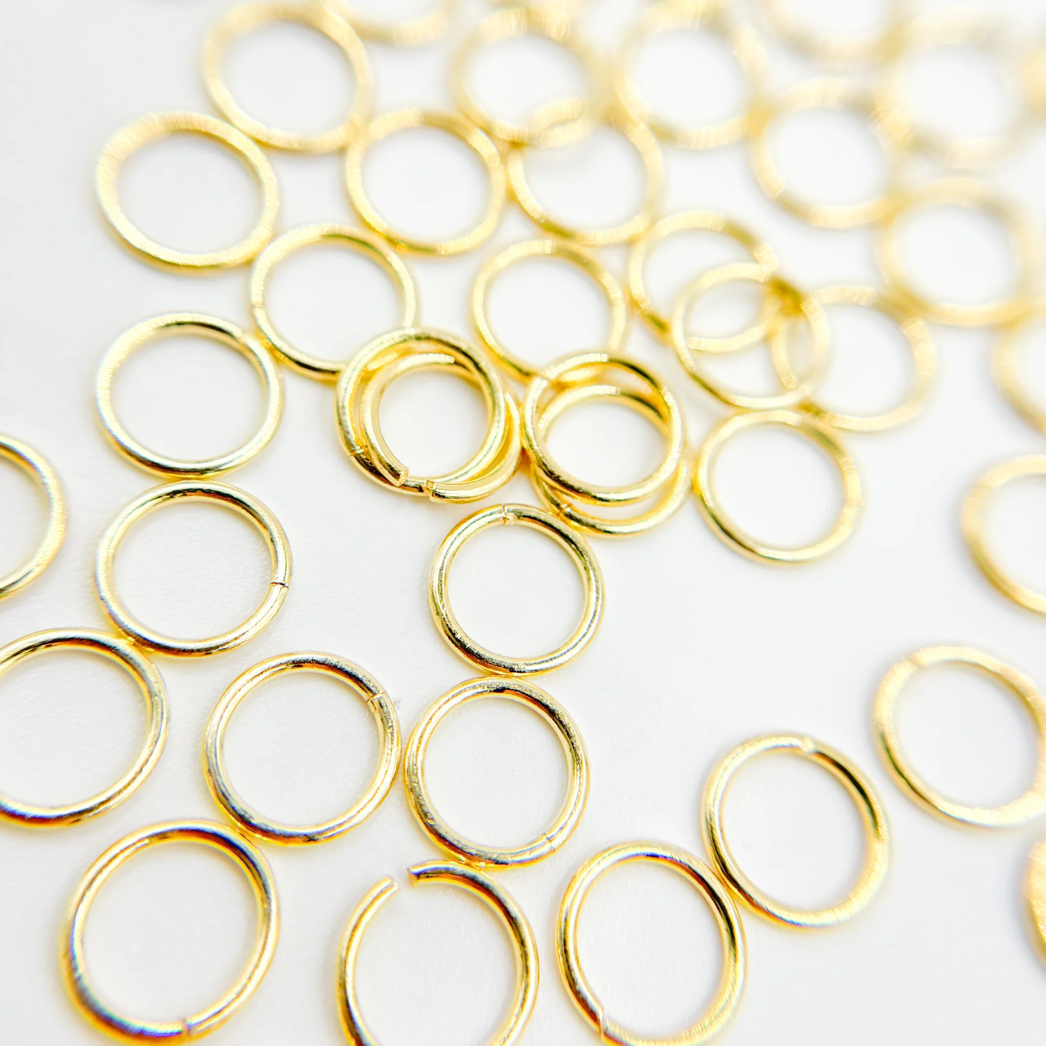 JRO7GP. 7MM Open Gold Plated Jump Ring - Image 3
