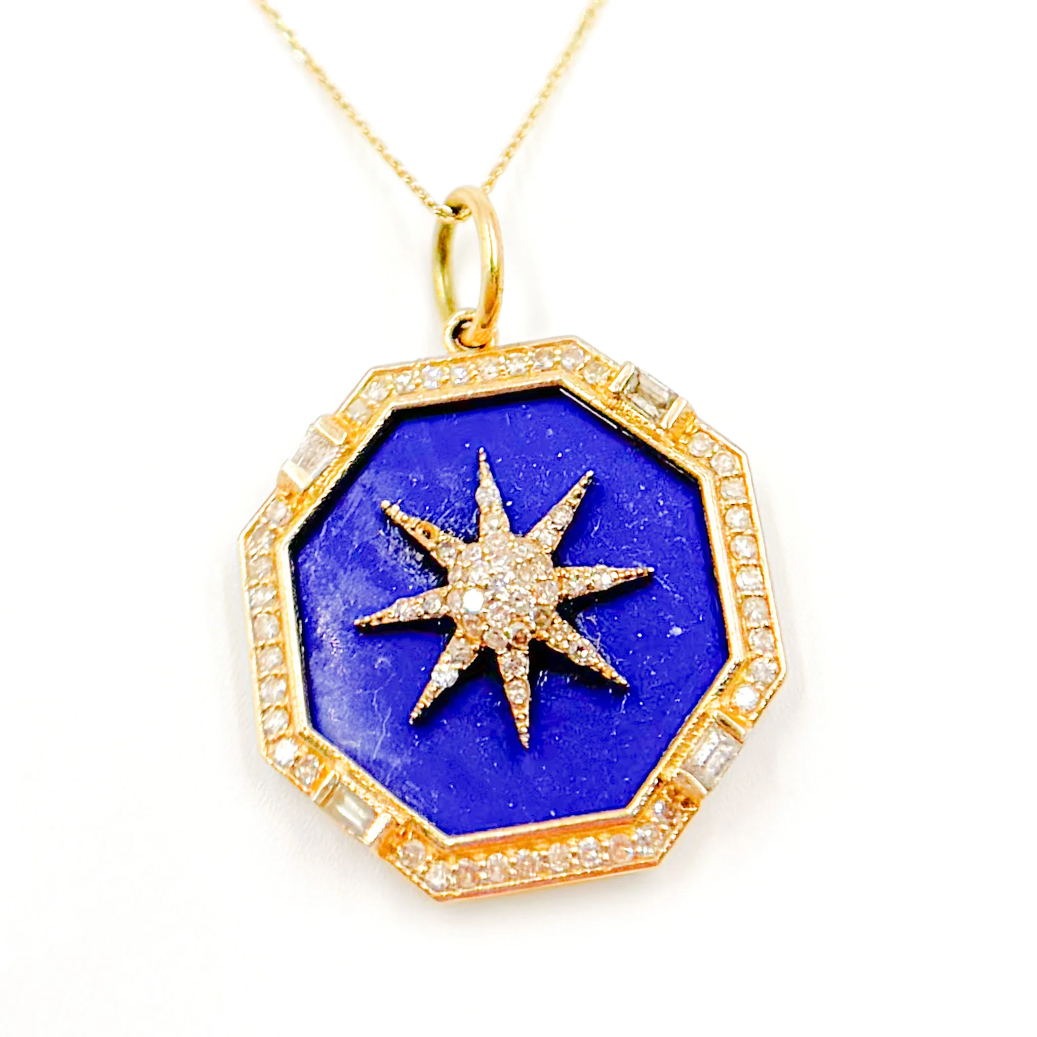 KG141. 14K Gold Star Pendant - Image 4