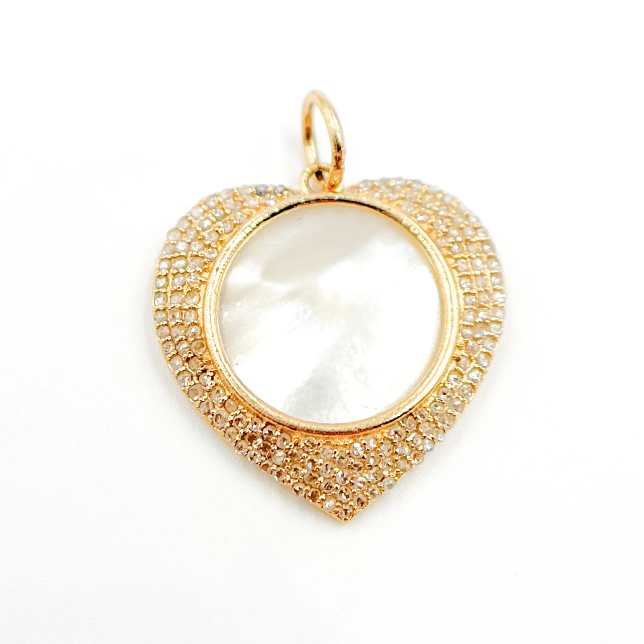KG160. 14K Gold Heart Pendant - Image 6