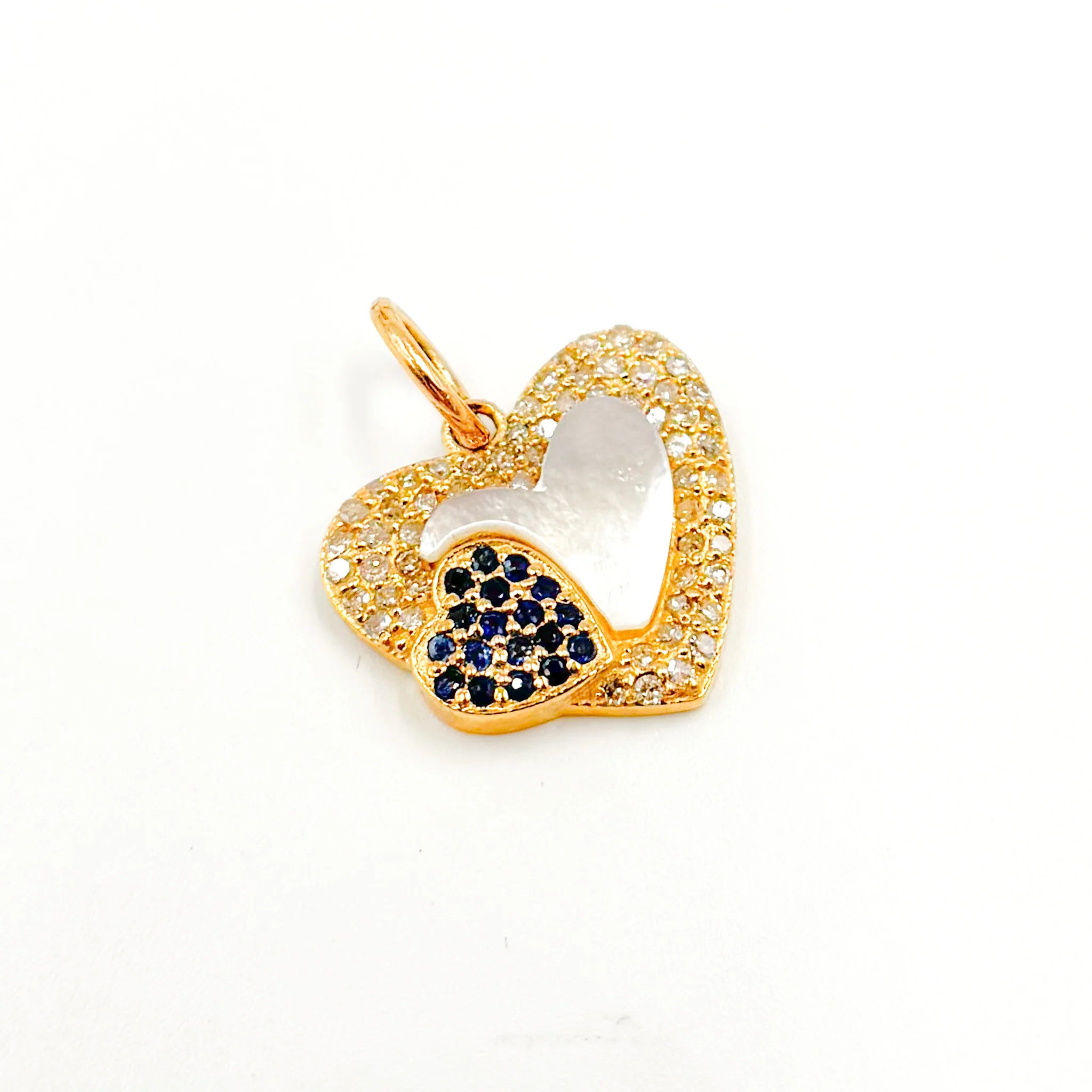 KG243. 14K Gold Heart Pendant