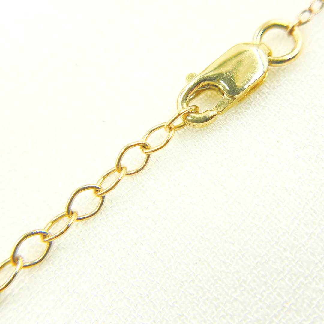 NFB71122EM. 14k Solid Gold Diamonds and Emerald Evil Eye Necklace - Image 4