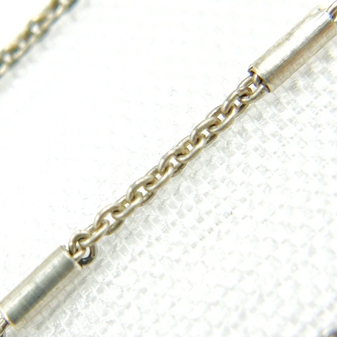 Z9OX. Oxidized Sterling Silver Satellite Chain - Image 2