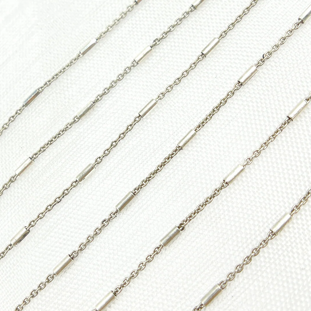 Z9OX. Oxidized Sterling Silver Satellite Chain - Image 4
