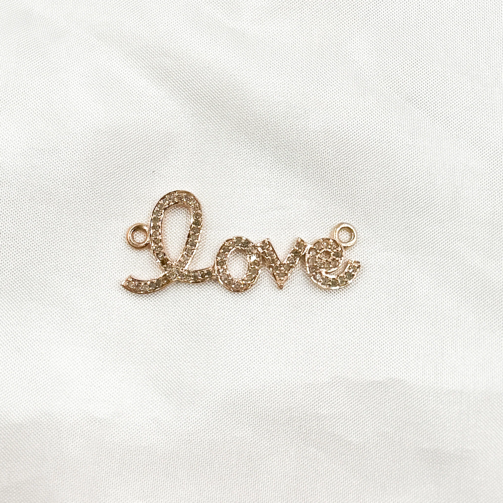 DC590. Diamond Sterling Silver Love Pendant - Image 6