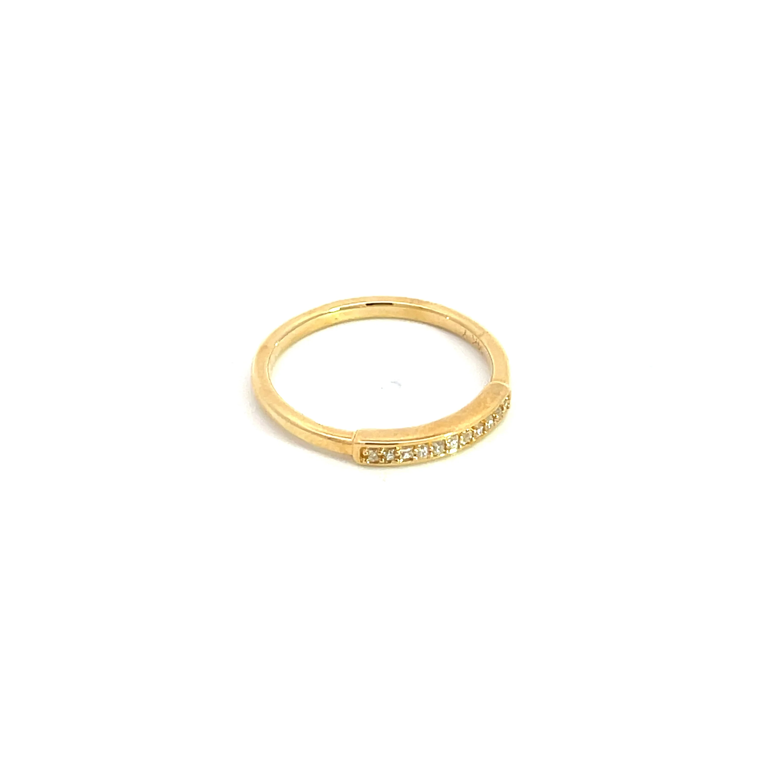 RAB01533. 14K Solid Yellow Gold Diamond Ring