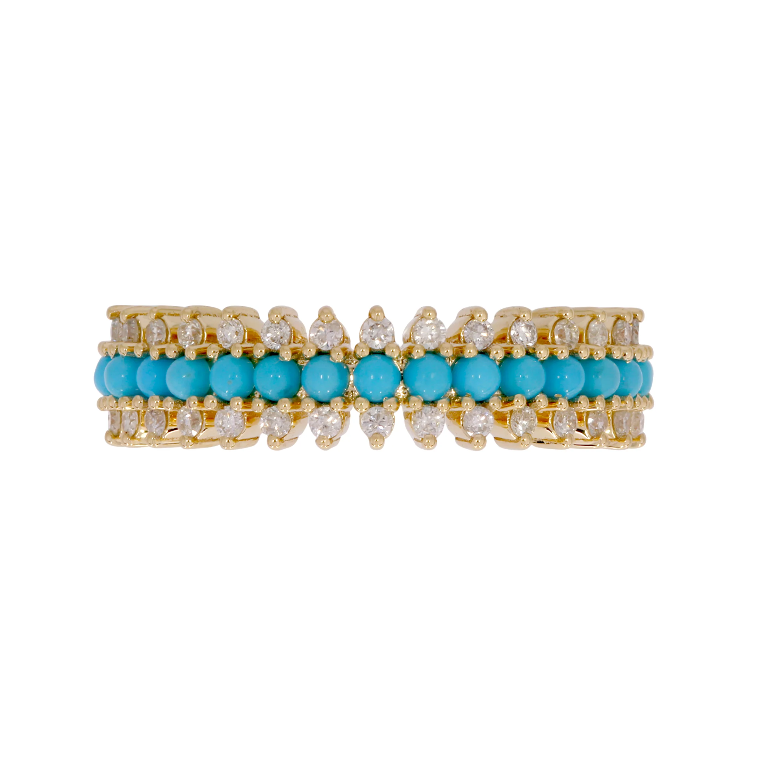 RAE02086. 14K Solid Gold Diamond and Gemstone Ring - Image 8