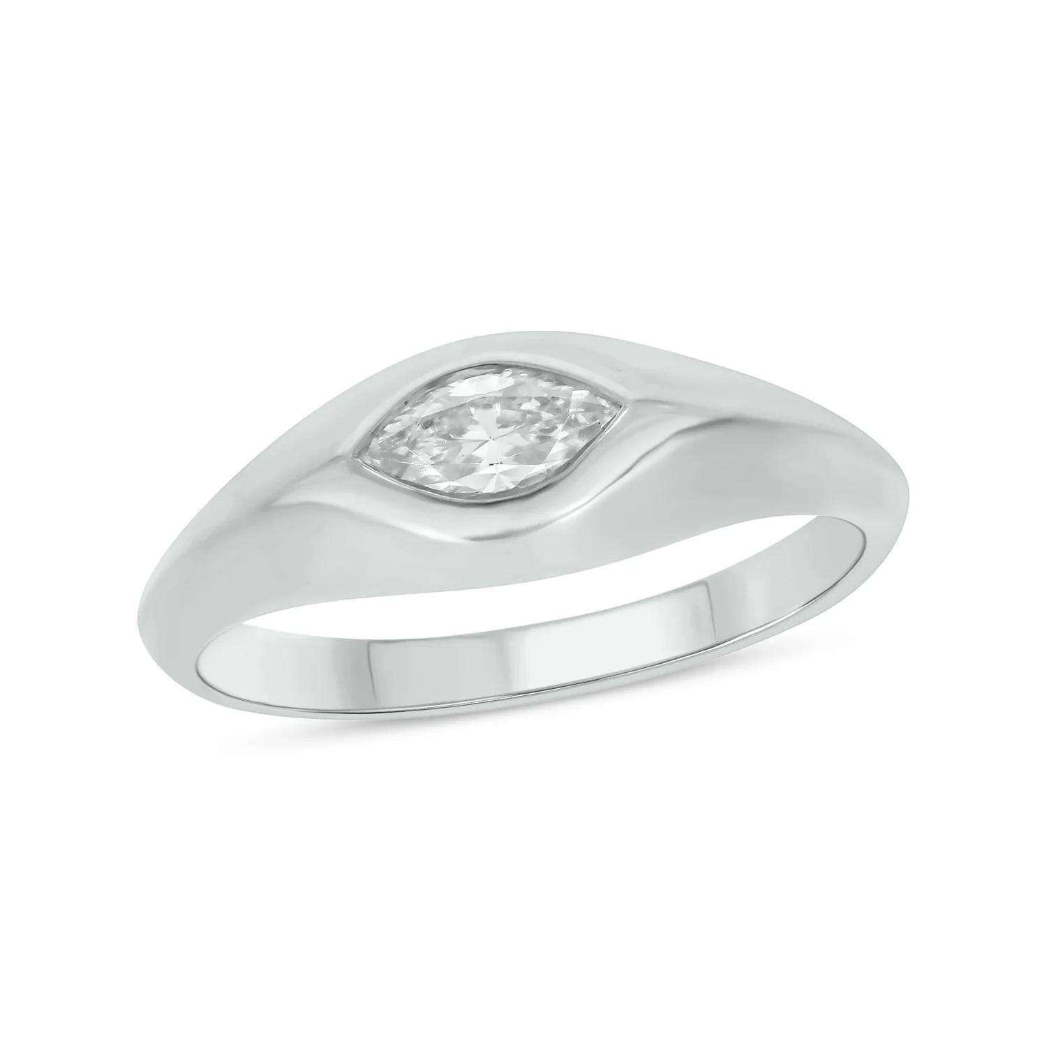 RAF01243. 14k Solid Gold Diamond Statement Ring