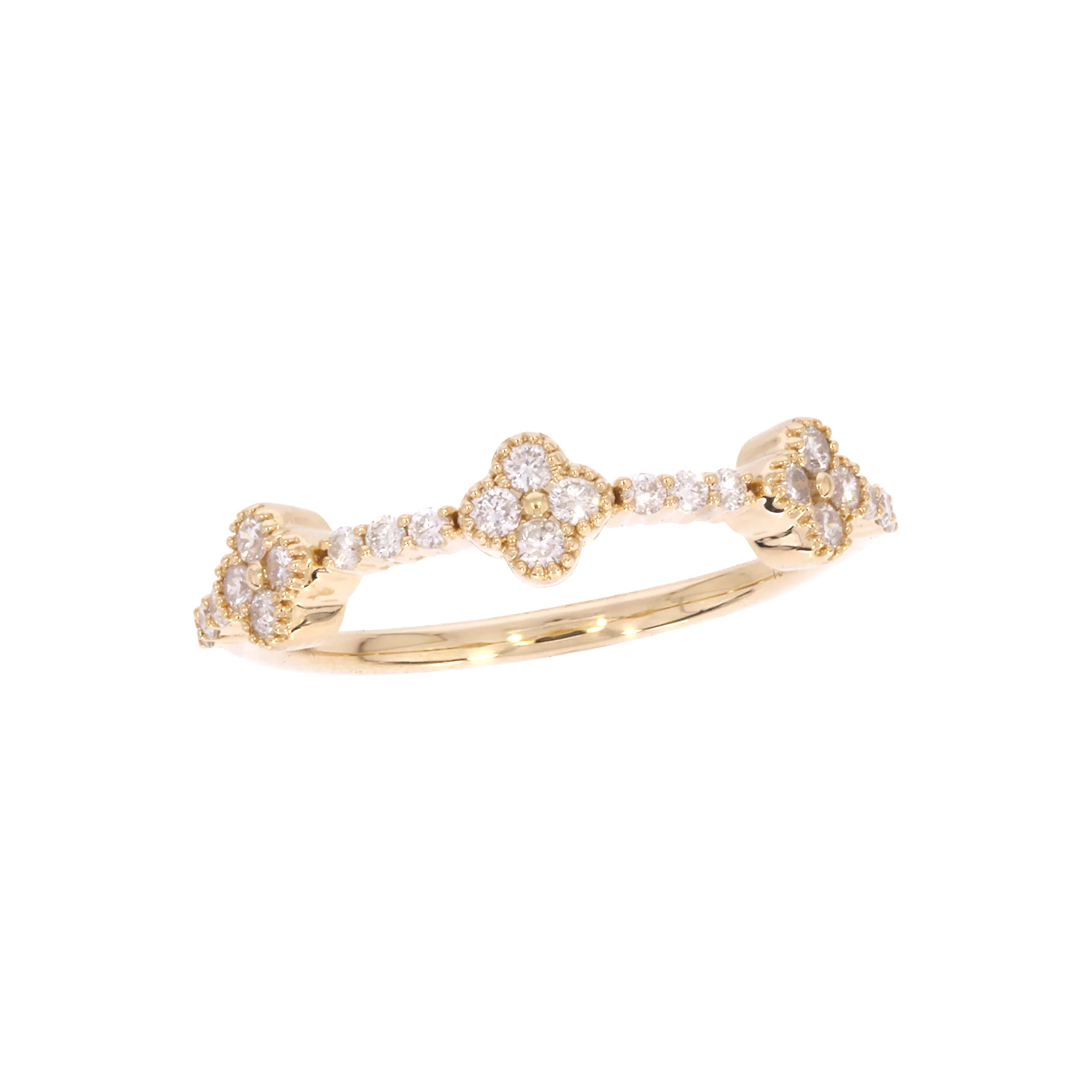 RAF02419. 14K Solid Gold Diamond Ring