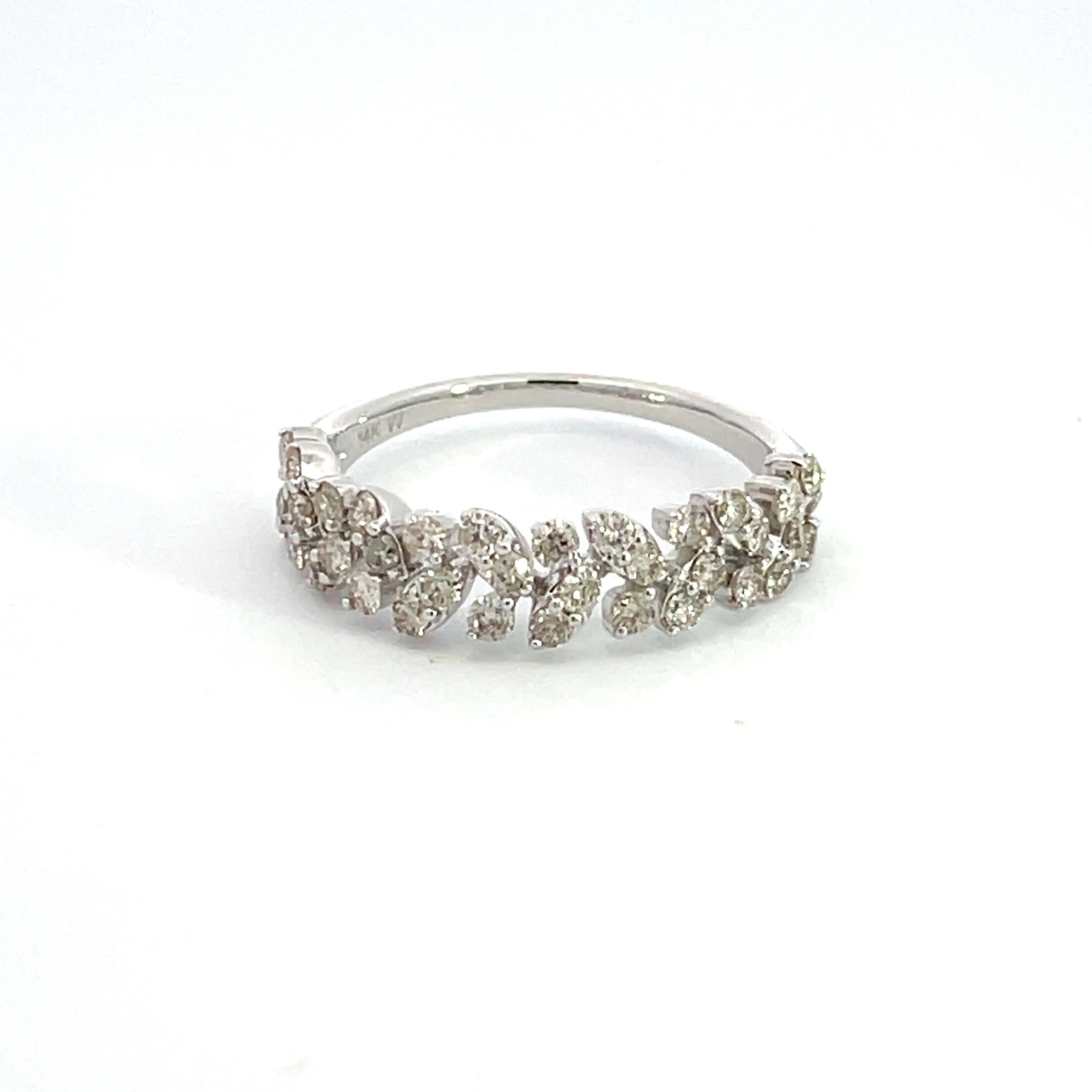 RAH00816. 14k Solid Gold Leaves Ring - Image 10