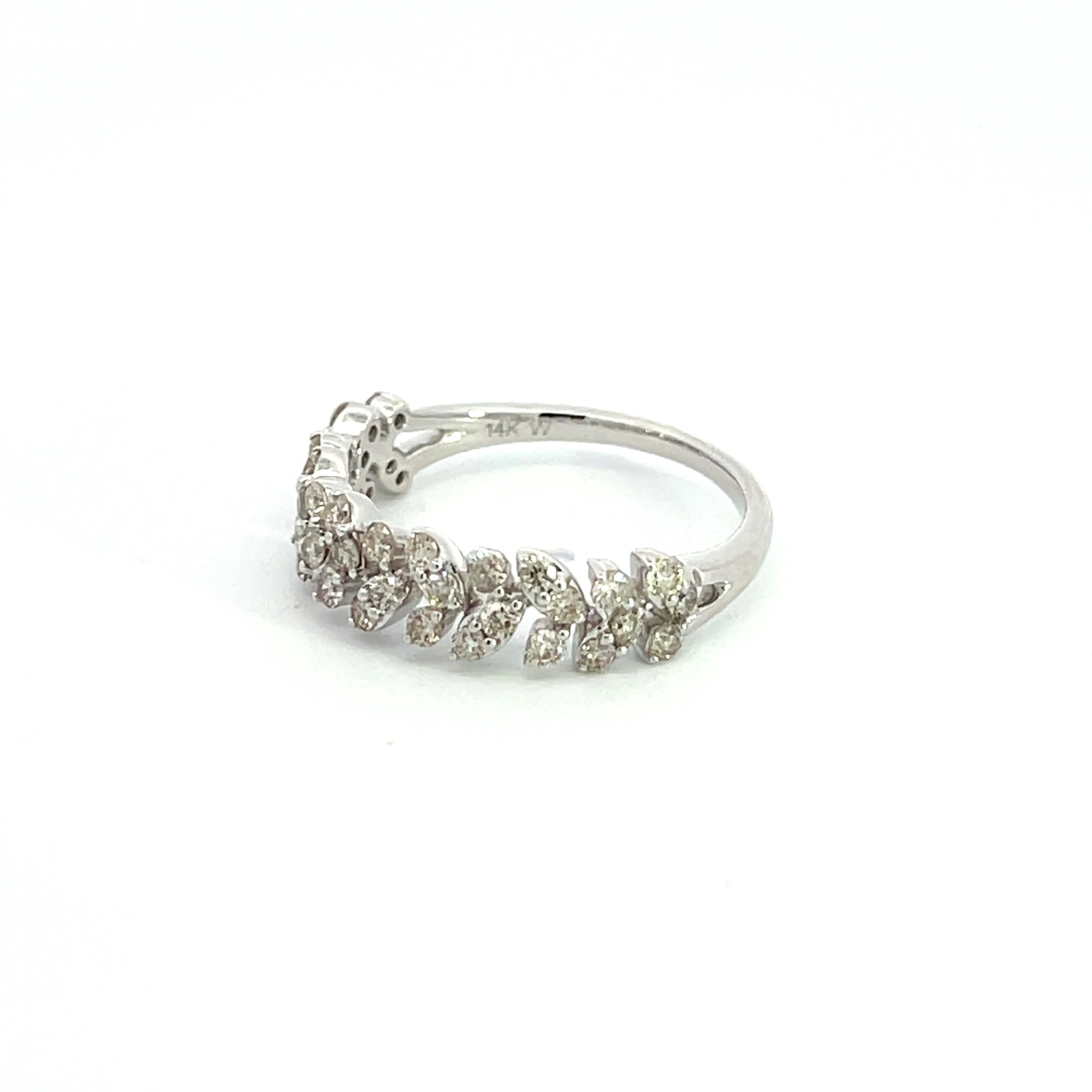 RAH00816. 14k Solid Gold Leaves Ring - Image 12