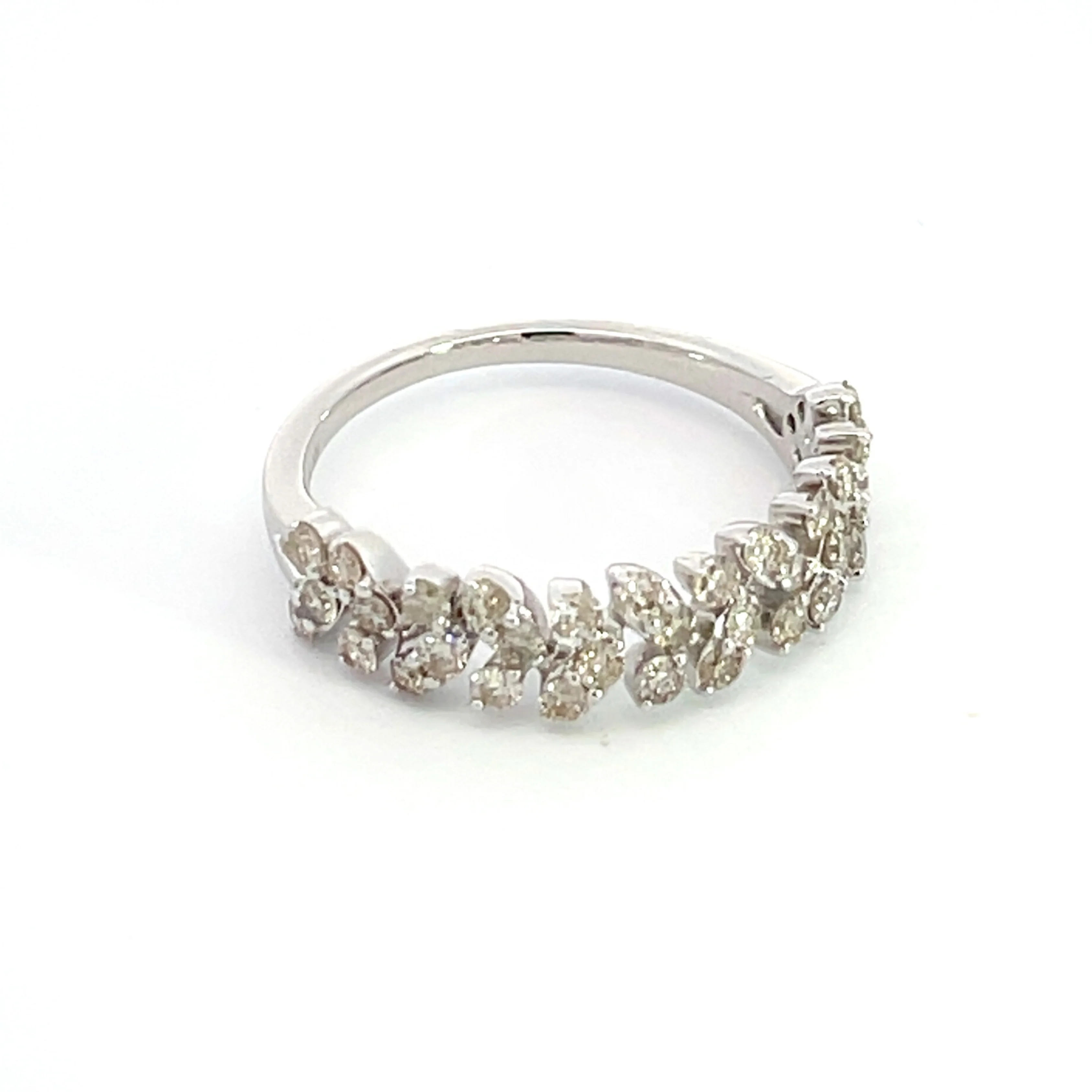 RAH00816. 14k Solid Gold Leaves Ring - Image 6