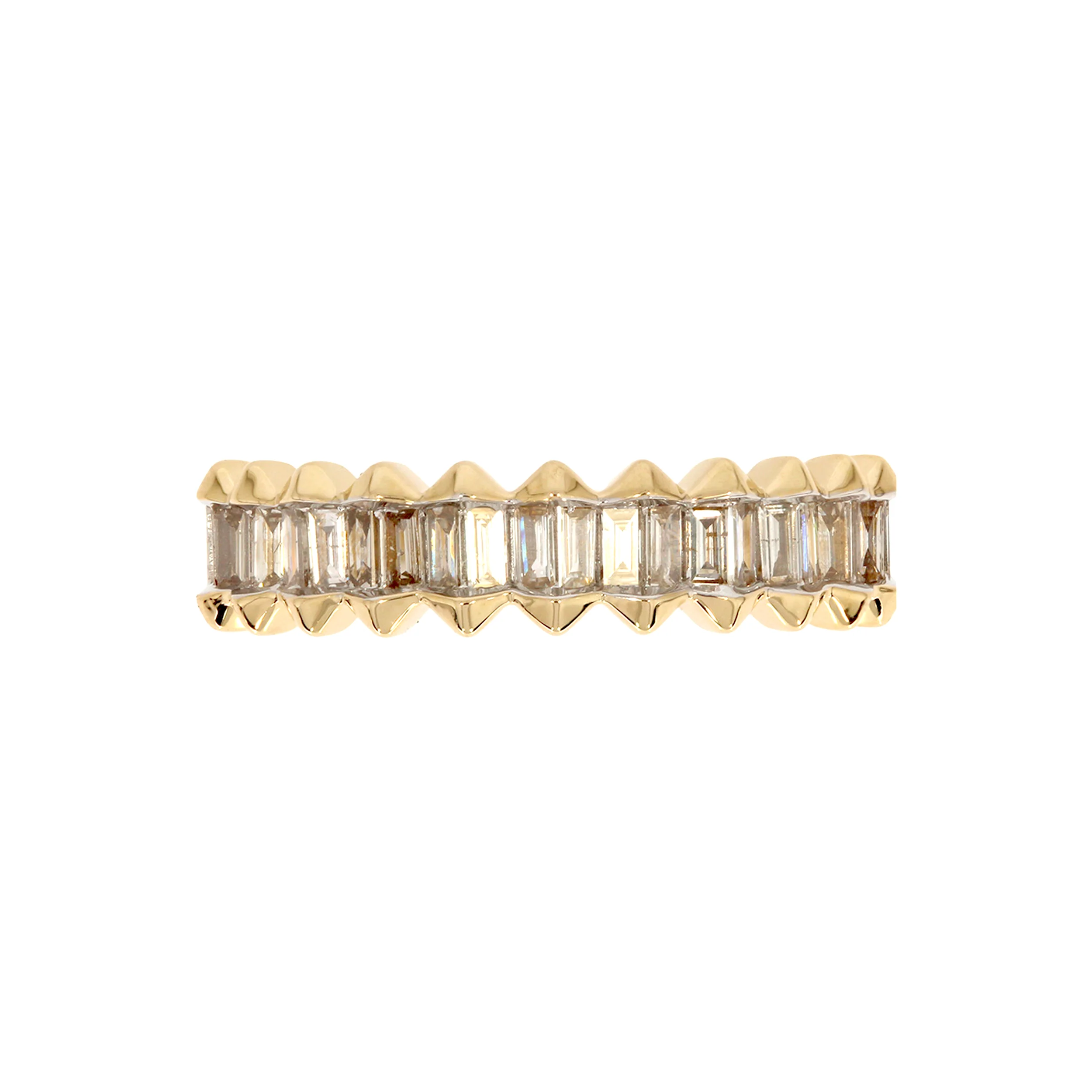 RAH02418. 14K Solid Gold Diamond Ring - Image 2