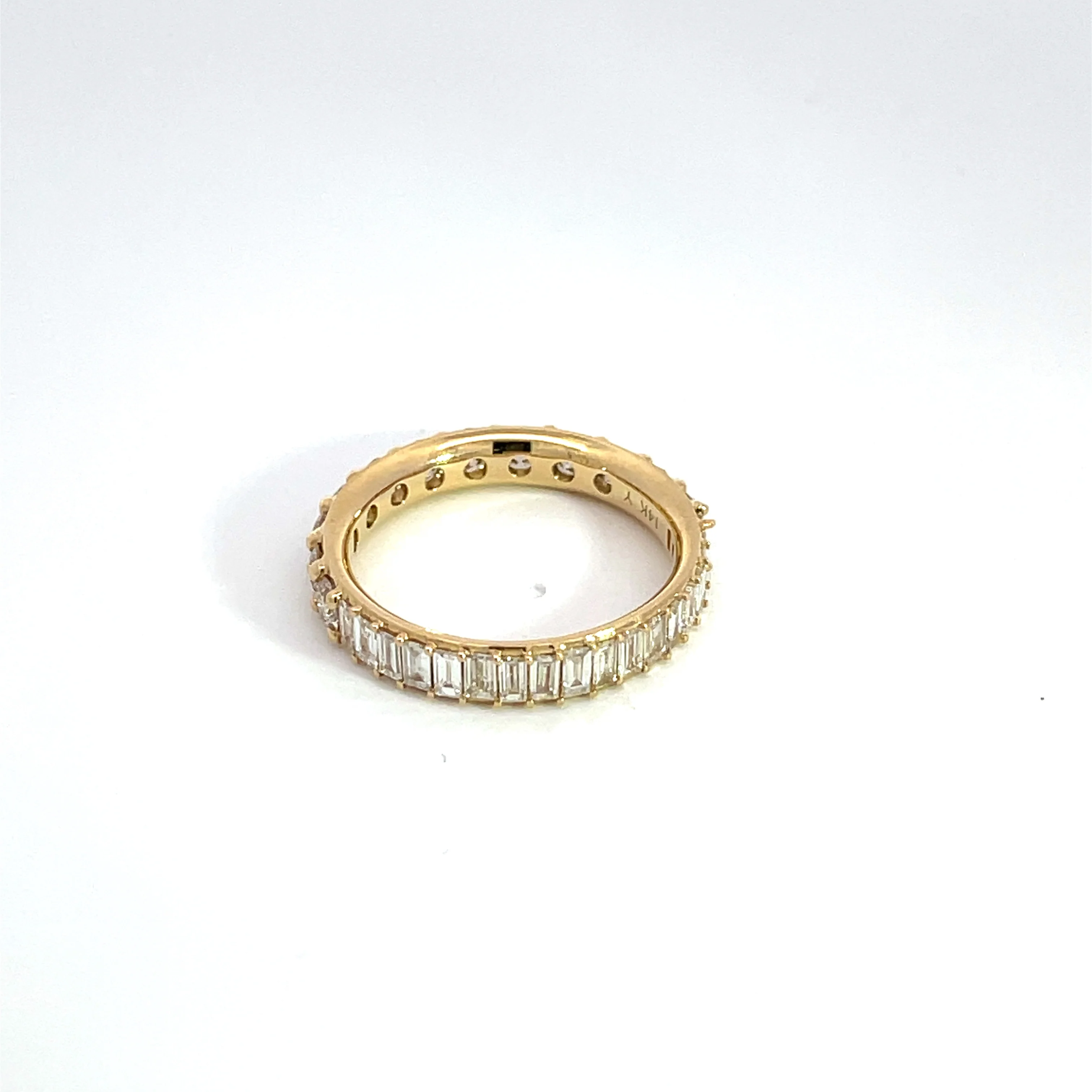 RAN01111. 14k Solid Gold Eternity Ring - Image 7