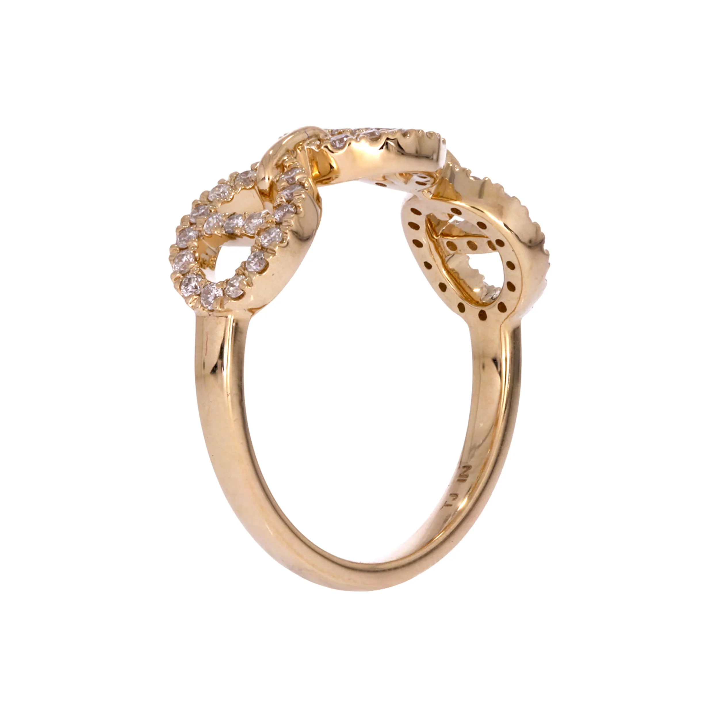RFF19507. 14K Solid Gold Diamond Ring - Image 4