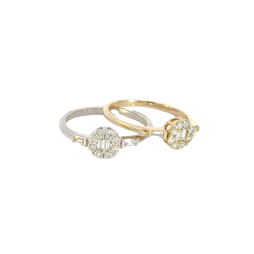 RN003428. 14k Solid Gold Diamond Ring