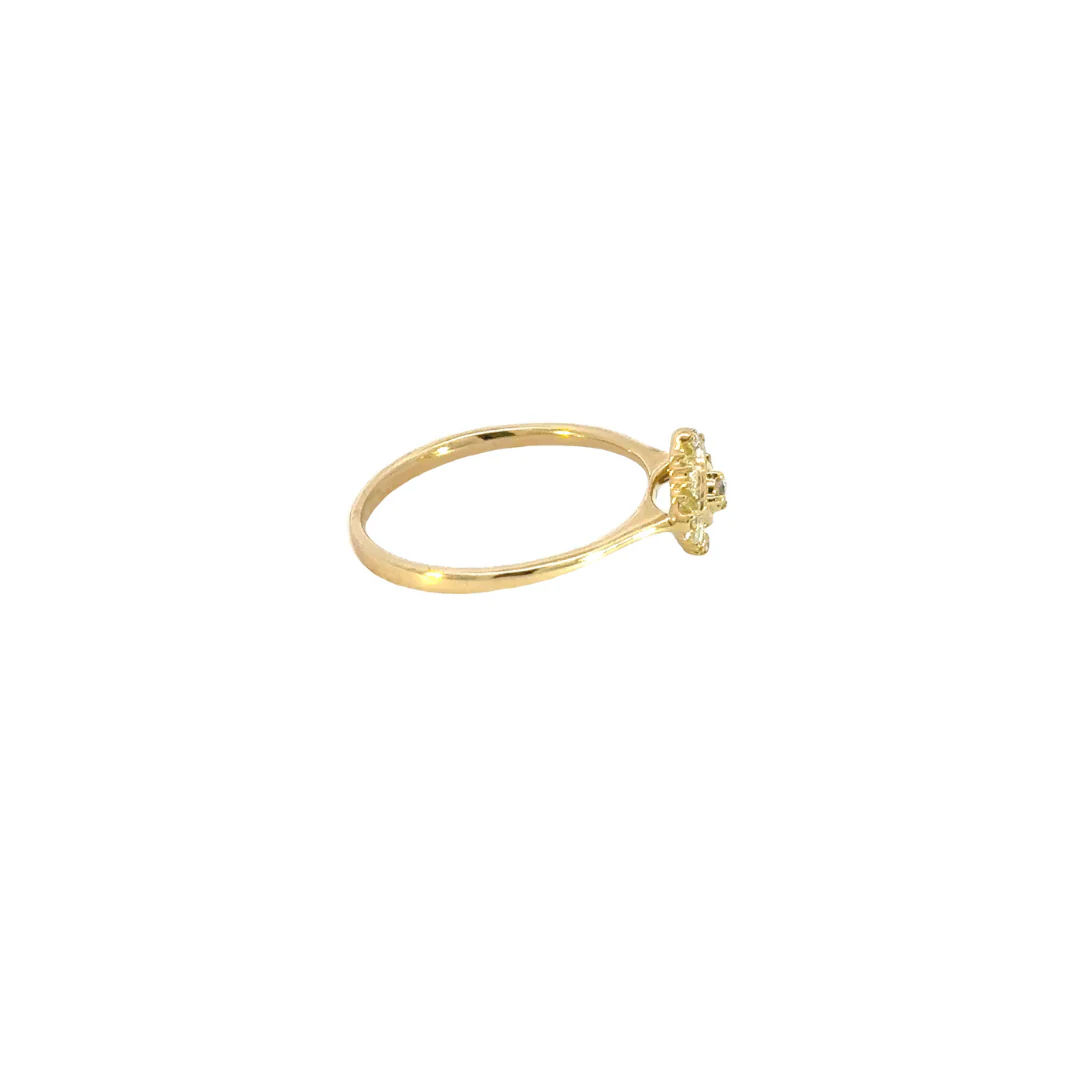 RN405366. 14k Solid Gold Square Diamond Ring - Image 7