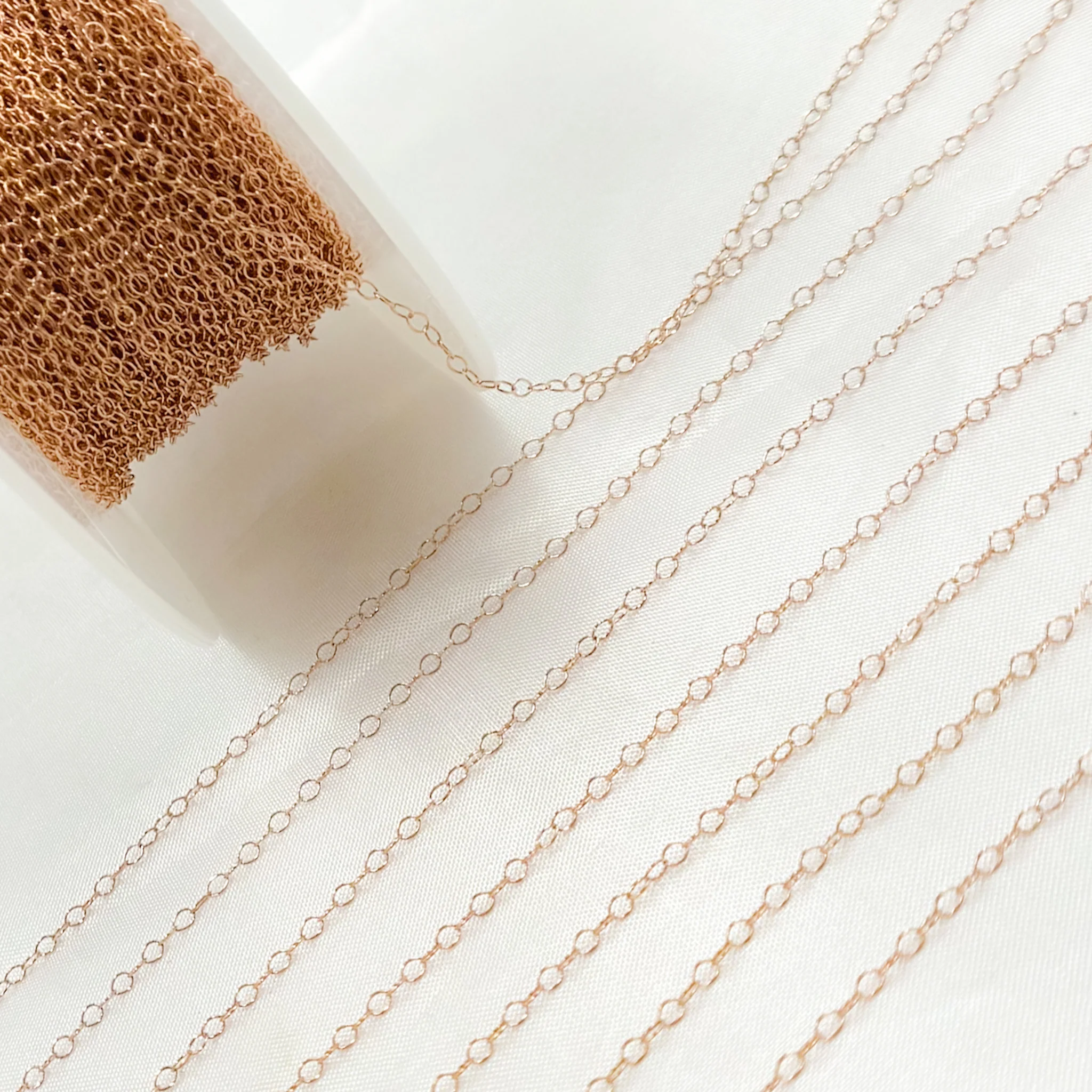1020RGF. Rose Gold Filled Cable Chain - Image 6