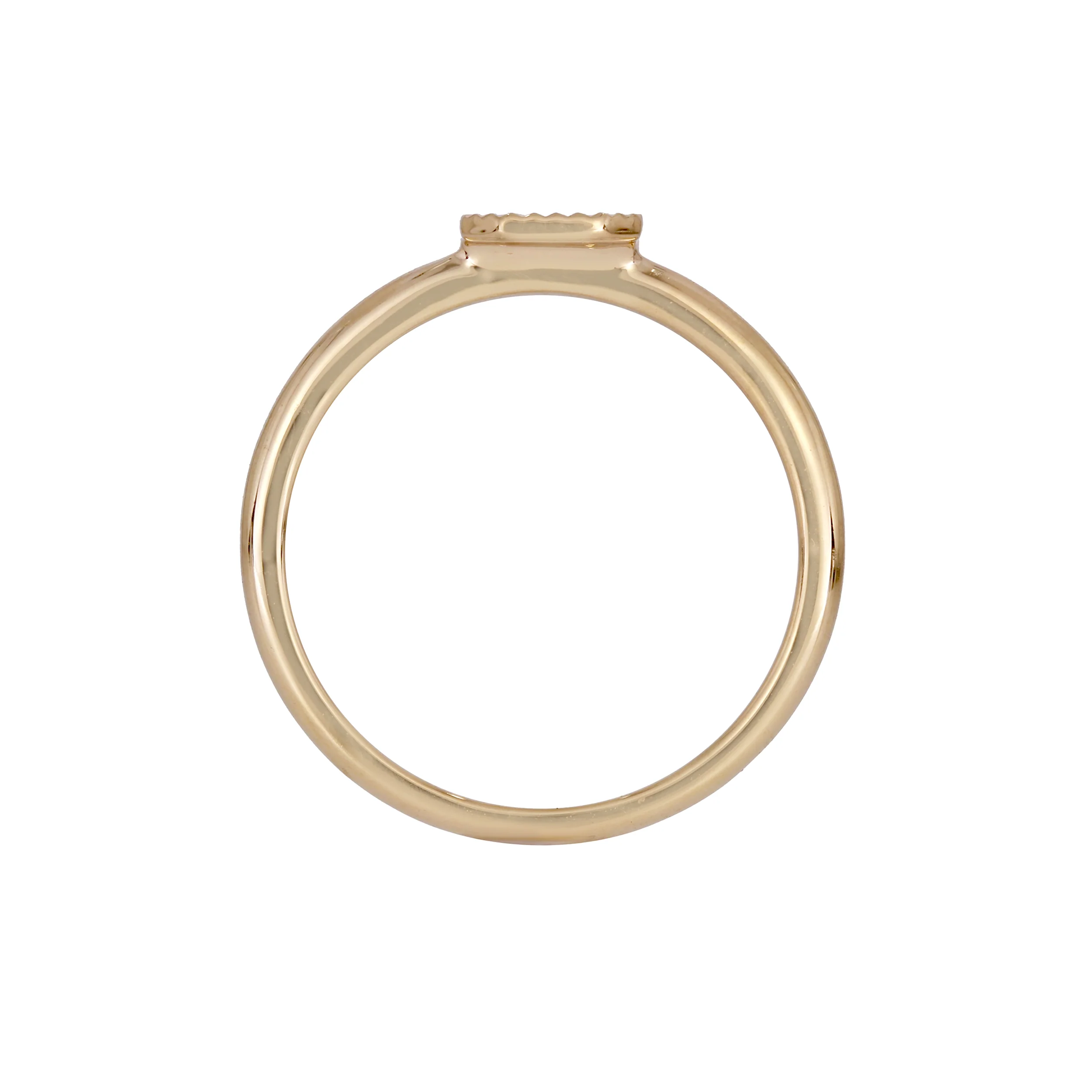 STZ90056. 14K Yellow Gold Rectangle Jewelry Set - Image 10