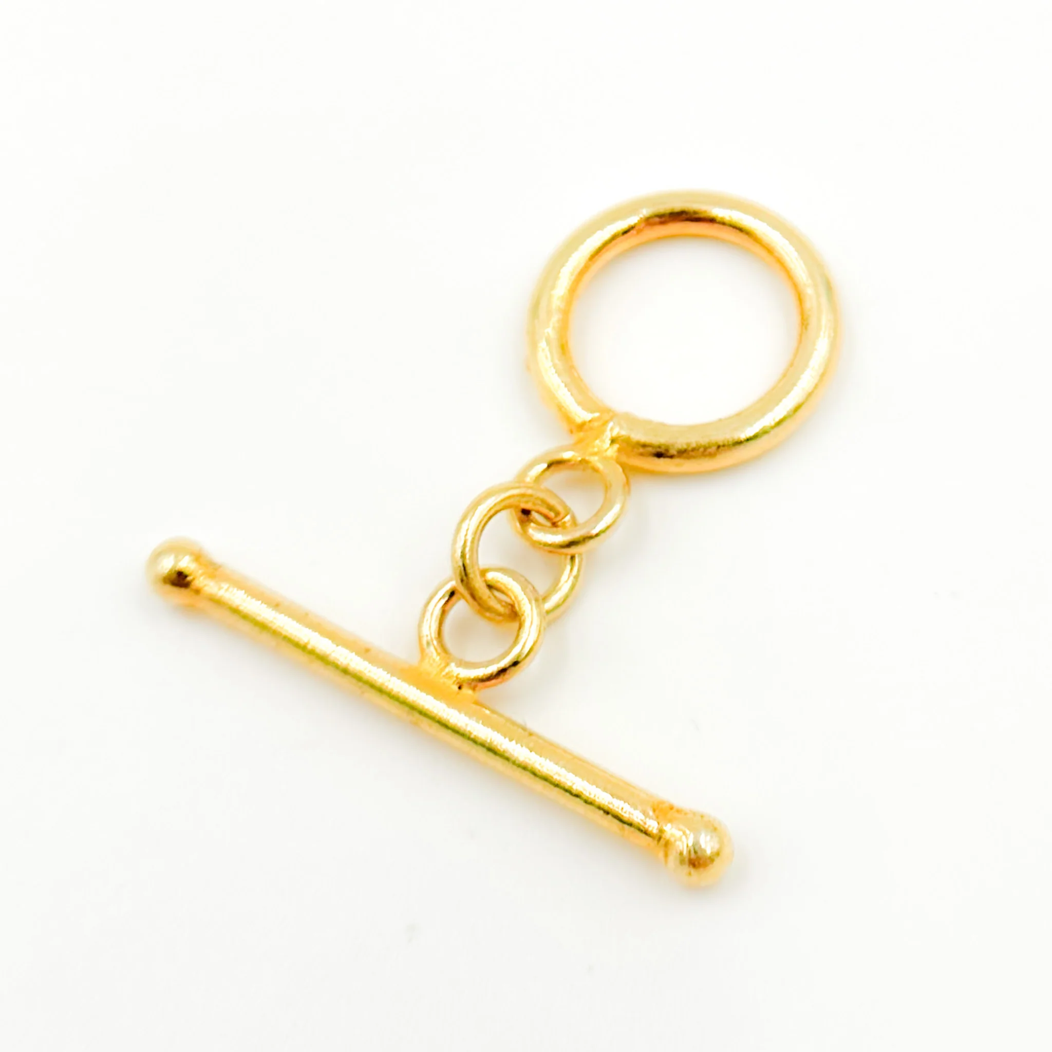 TG2GP. Gold Plated Sterling Silver Toggle Clasp - Image 2