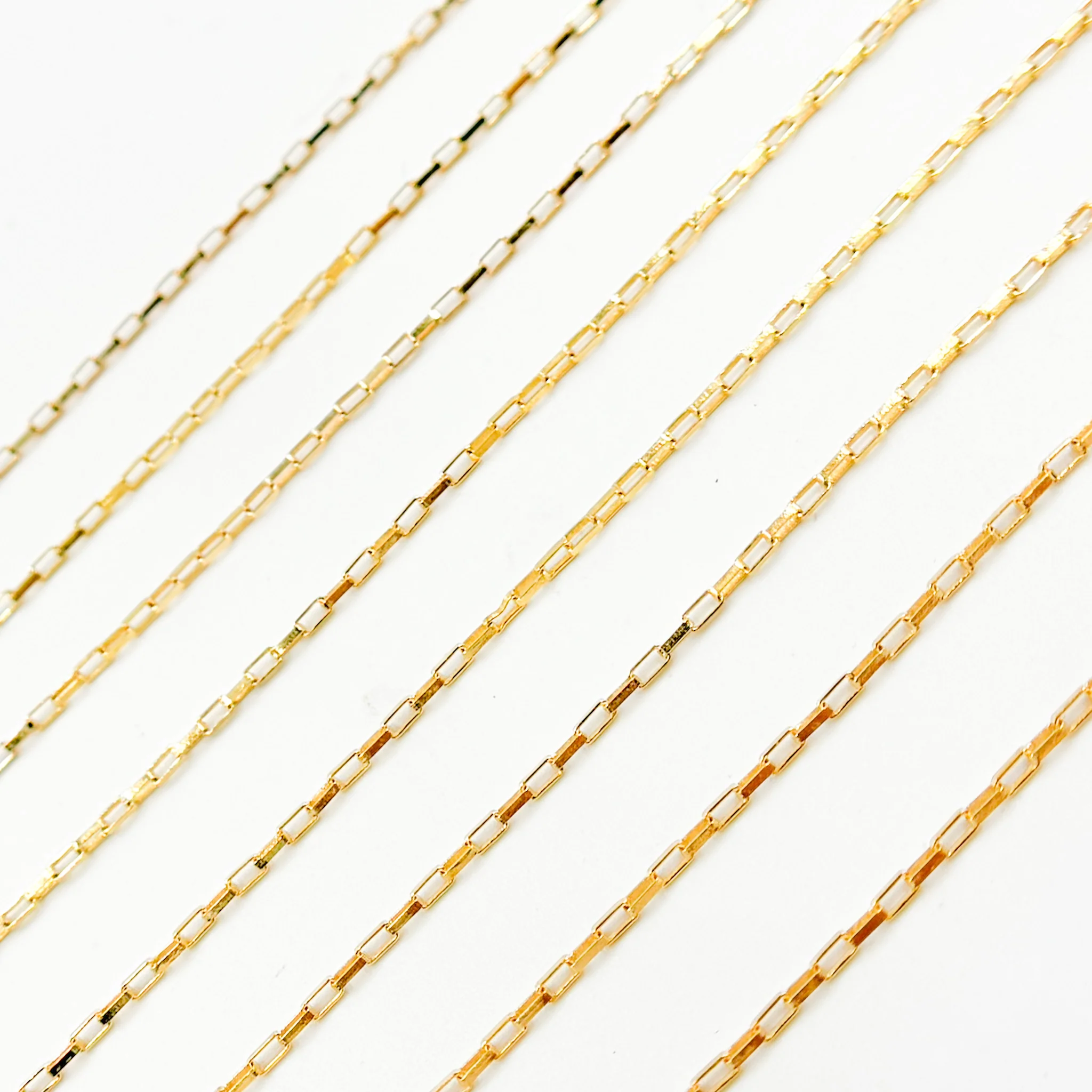 V103GF. 14K Gold Filled Box Chain - Image 2