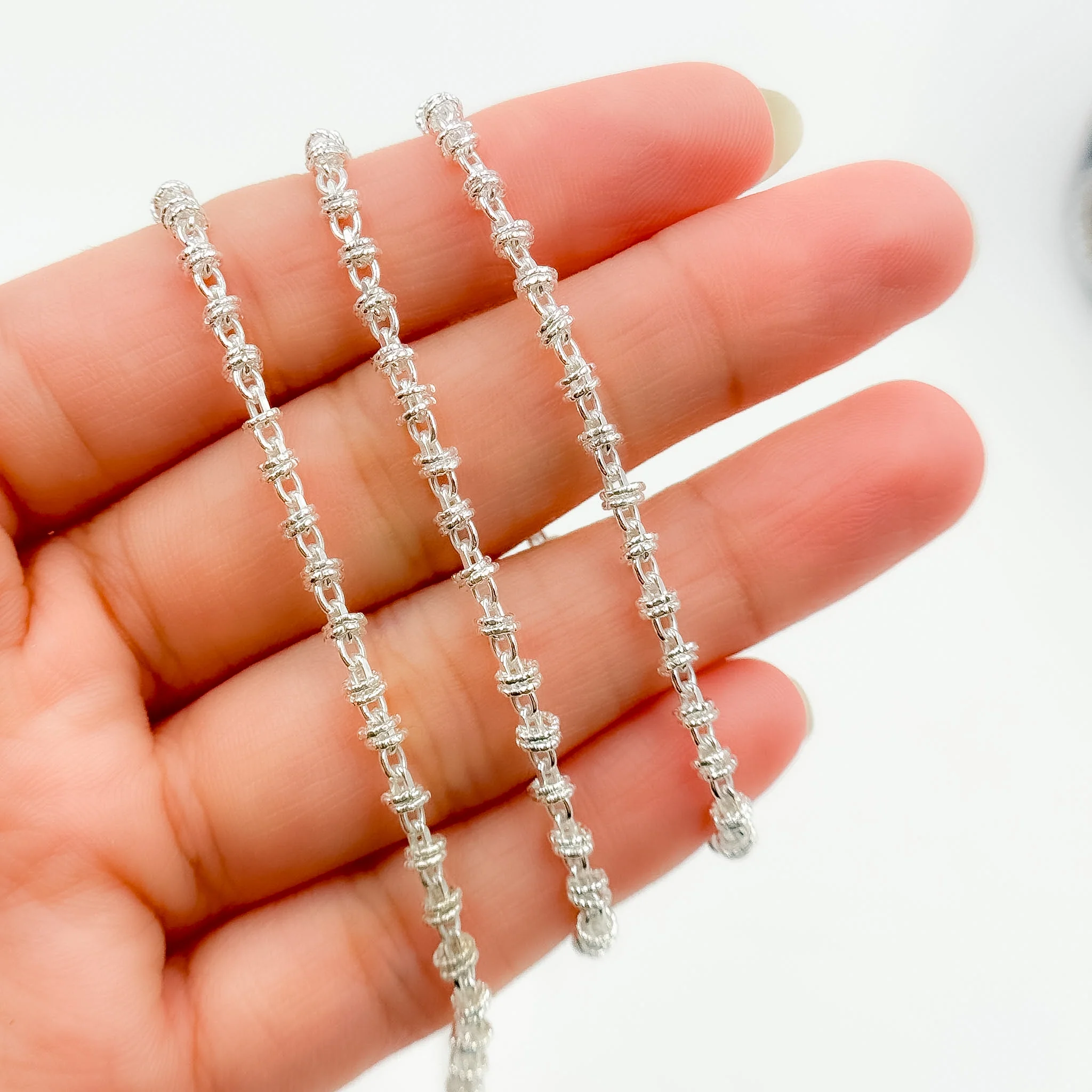 Z121SS. Sterling Silver Fancy Cable Chain - Image 4